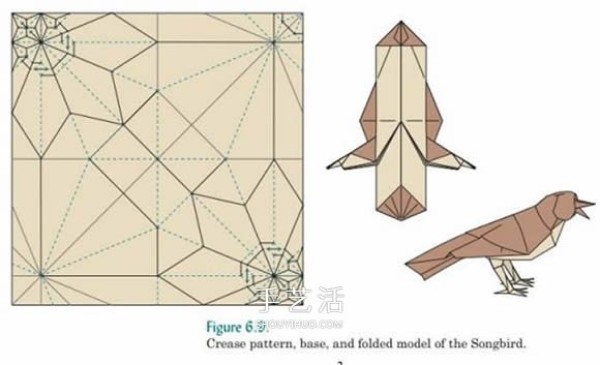 Basic knowledge of origami design also includes an introduction to origami technology and snake belly