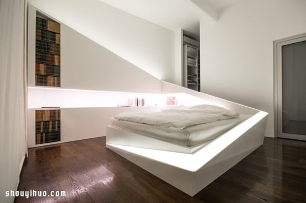 The majestic Ice Bed bed frame made of DuPont artificial stone