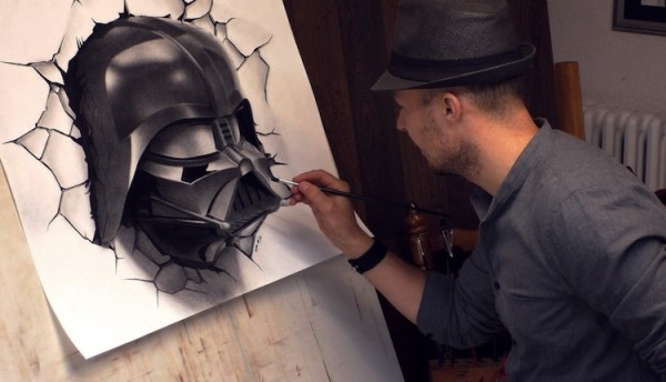 This artist creates incredible 3D paintings with unreal depth