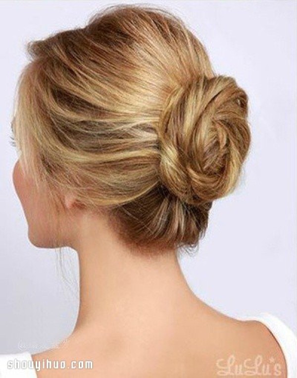 Super Beautiful Flower Bun Hair DIY Illustrated Tutorial for Girls with Long Hair, Look Over