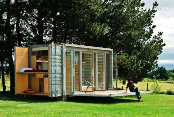 Change your thinking about shipping containers and building a container home that can accommodate a family of four