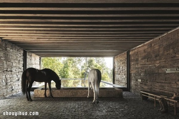 El Mirador House Forest villa design with stables