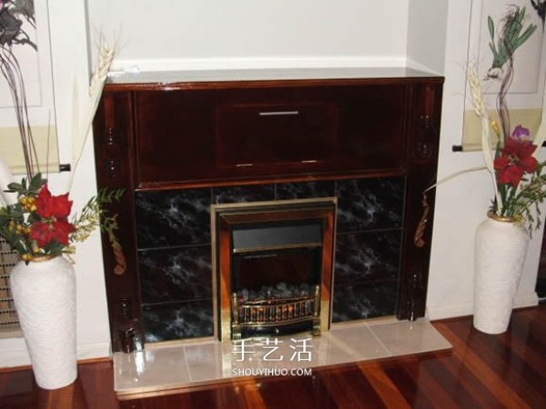 How to make your own antique fireplace, DIY production process of an antique fireplace