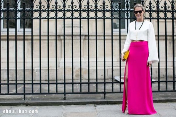 Maxi Skirt exudes charming charm in floor-length long skirts