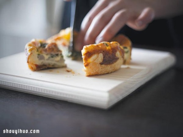 Just looking at it is happiness! Japanese cypress cutting board Face Two Face