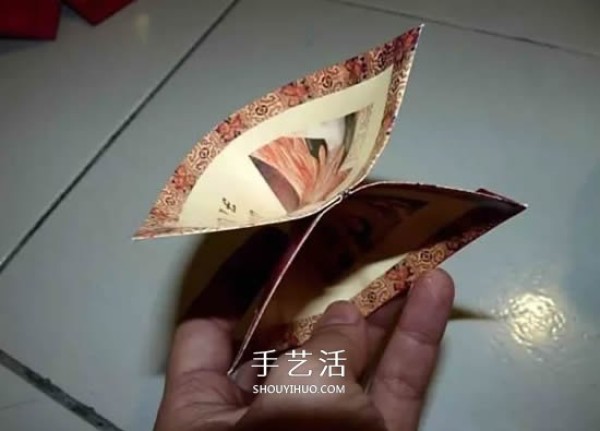 How to make a red envelope revolving lantern, how to make a New Year revolving lantern with illustrations