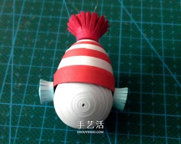 How to make a paper snowman, how to make a three-dimensional snowman from paper,