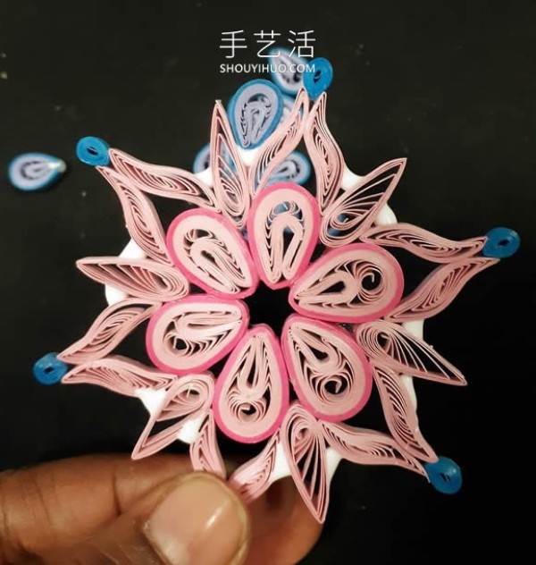 Symbolizes good luck and good luck! Tutorial on making paper mandala flowers