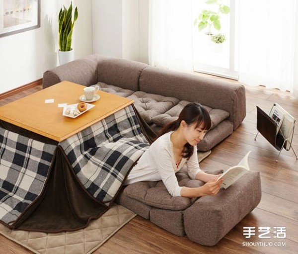 When the weather gets cold, everyone will need such a comfortable kotatsu