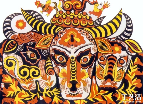 Appreciation of Ansai folk painting and art works