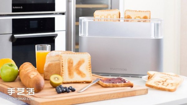 Toasteroid Smart Toaster Brands Golden Sweet Words with One Finger