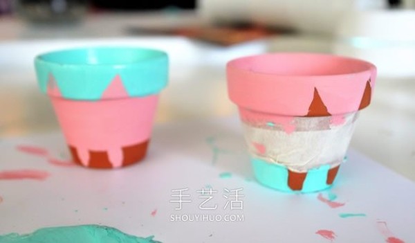 Cartoon drawing of succulent flower pot! Simple hand-painted transformation into super cute style