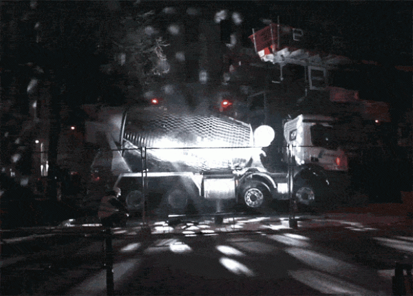 The construction site show is back! Turn a cement tanker truck into an oversized disco ball