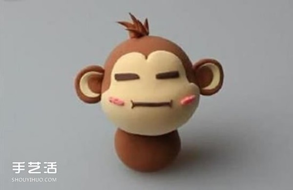 Ultra-light clay yo-hee monkey DIY hand-made clay yo-hee monkey illustration