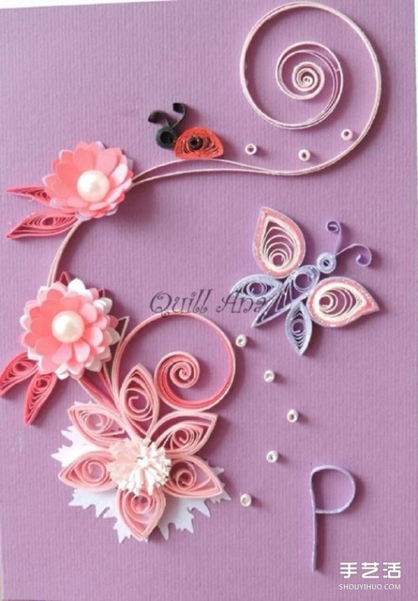 Exquisite three-dimensional paper quilling works, beautiful three-dimensional paper quilling pictures