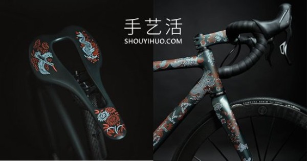 Super-exquisite hand-painted Oriental-style bicycle Scalatore Samurai! 