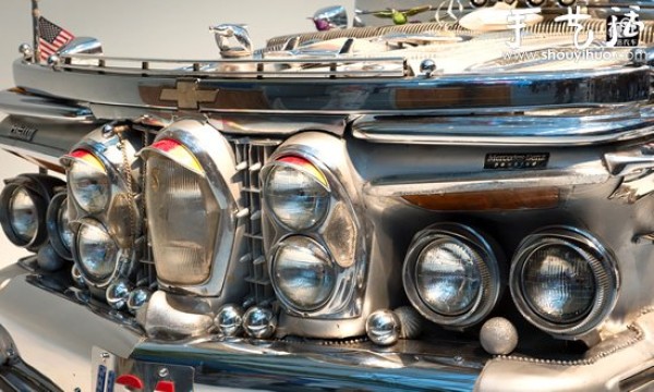 More than 40 car parts were hand-made in 10 years to create a dream car