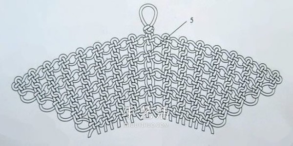 Illustrated steps for weaving a Ruyi fan, how to make a handmade Ruyi fan with Chinese knots