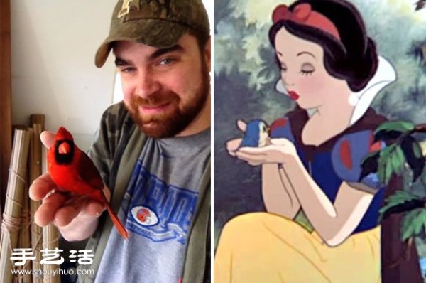 Funny selfies of real-life humans and animals in animated scenes