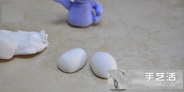 Ultra-light clay Smurf making illustrated handmade Smurf clay tutorial