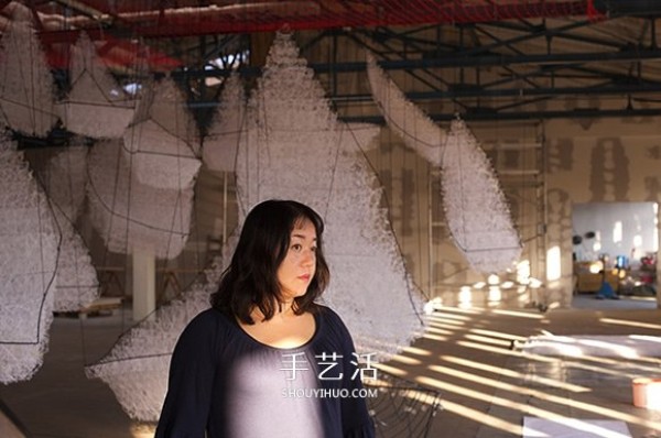 Chiharu Shiota Chiharus large-scale needlework installation art