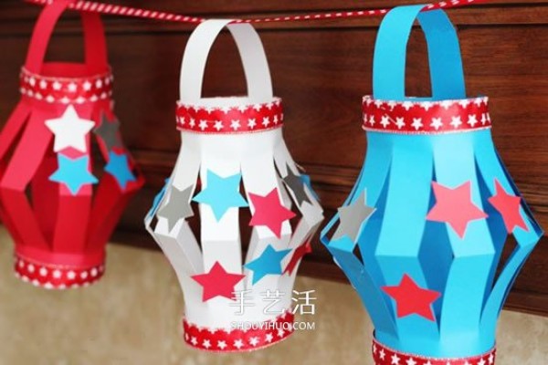 It seems like stars are shining! Cute and beautiful handmade star lanterns