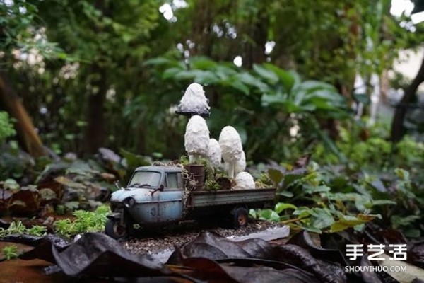 Appreciation of realistic clay mushroom works, it looks so healing! 