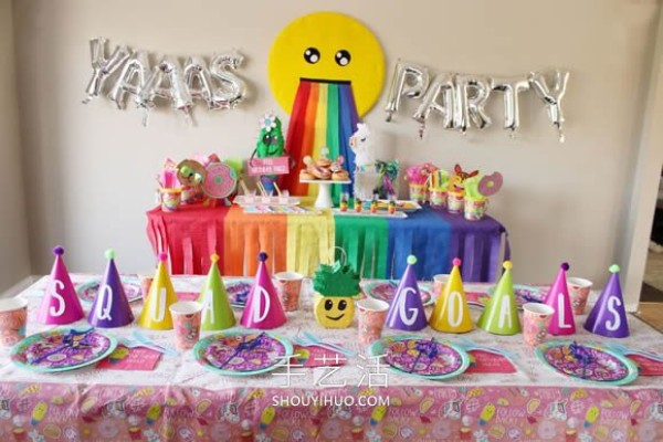 DIY non-woven smiley face! The most suitable decoration for social parties