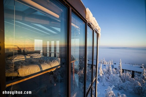 The most breathtaking and perfect view from the Eagle View Suite at the Finnish Hotel