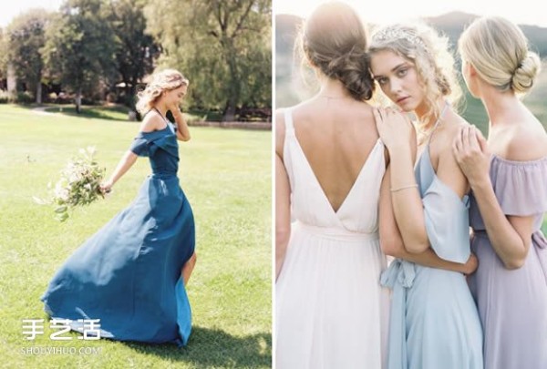 Joanna Augusts beautiful wedding dress and bridesmaid dress can also be full of fairy spirit