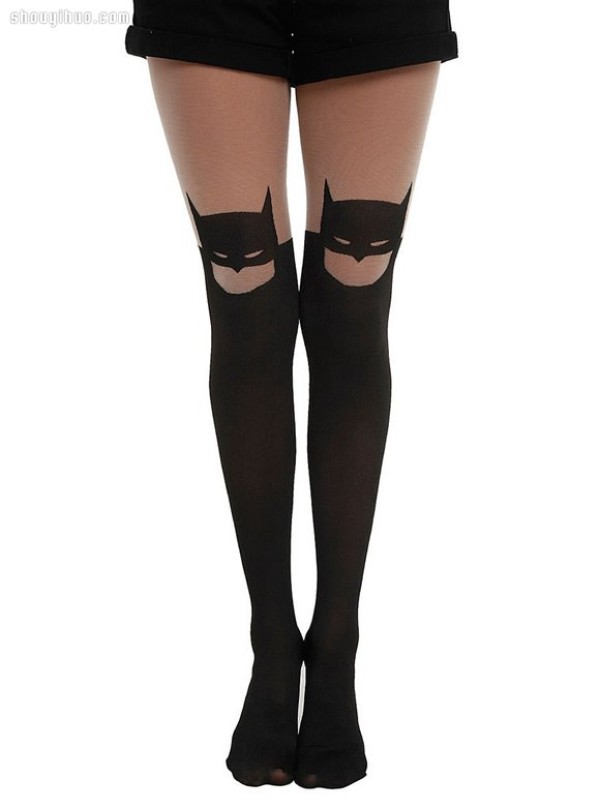 Classic Disney animated character stockings look slim and fashionable