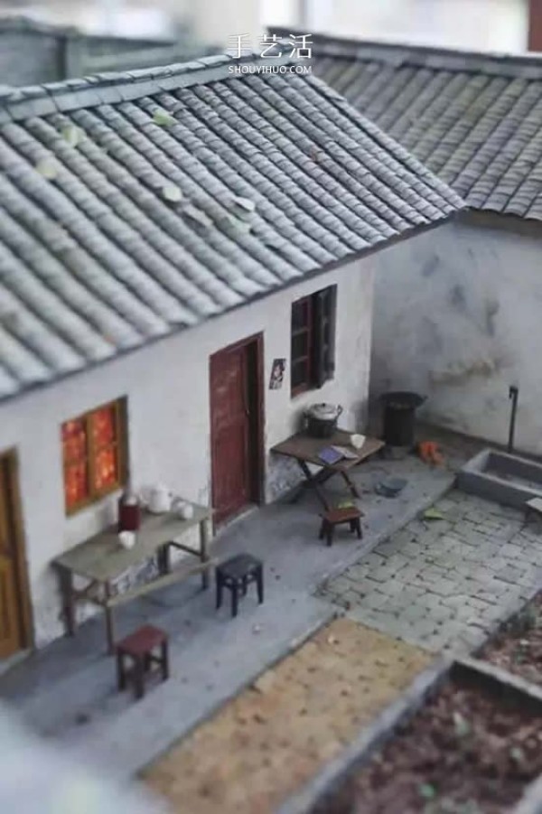 1728 times smaller! A realistic miniature model of old Beijing city