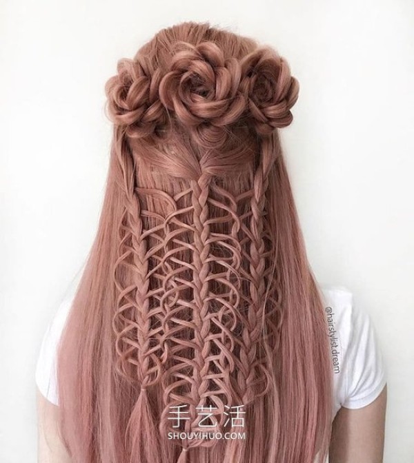 German Girls DIY Amazing Hairstyles Like Complex Crochet Patterns