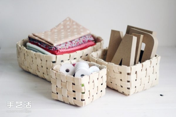 Ratan storage basket tutorial, detailed explanation of handmade rattan storage basket, DIY illustration