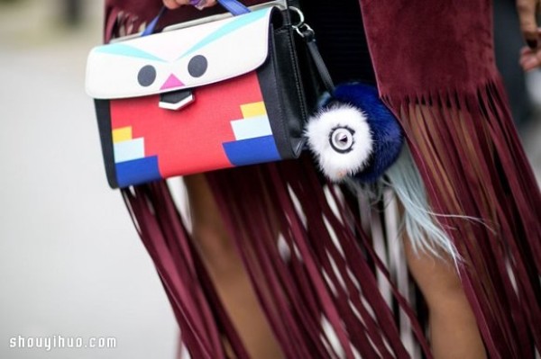 Womens Novelty Bags Appearing in Fashion Street Photos