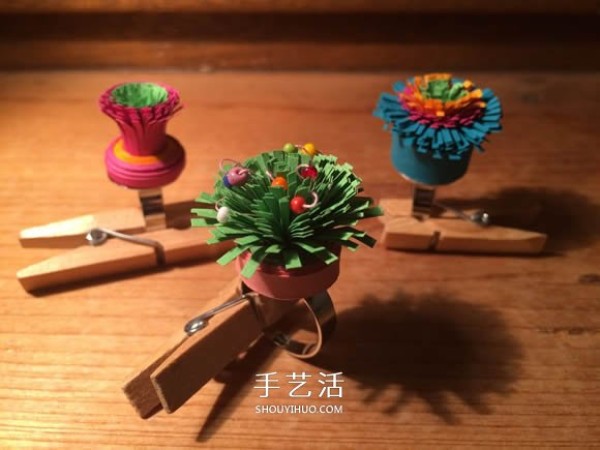 How to make a handmade paper flower ring, simple and super beautiful! 