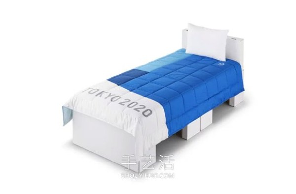 Eco-friendly Tokyo Olympics! Recyclable cardboard bed and polyethylene mattress