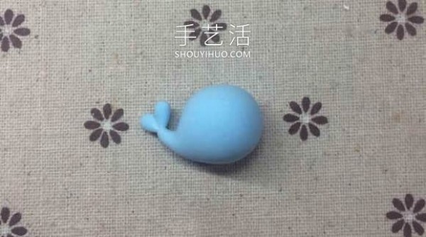 Tutorial on how to make hand-made whale gifts with ultra-light clay