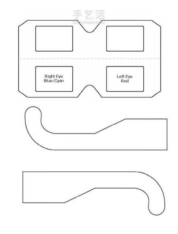 A simple tutorial on how to make your own 3D glasses using plastic bags