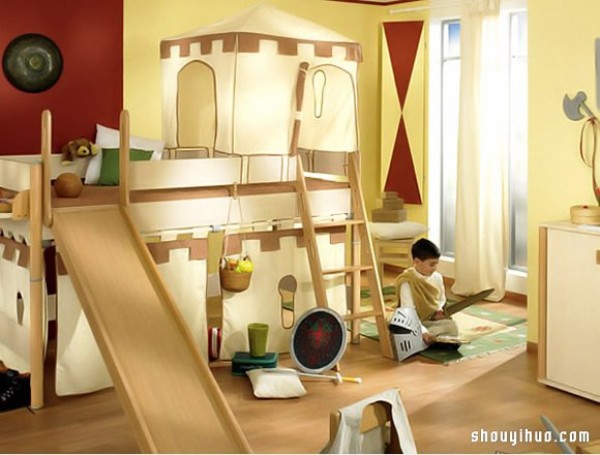 Interesting theme childrens room decoration design satisfies babys fantasy!