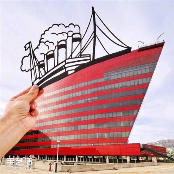 When paper-cut art meets architecture, he destroys landmarks around the world! 