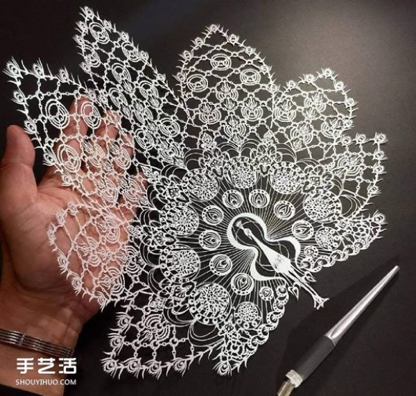 The most beautiful handmade paper art pictures of the paper sculpture artist Mr. Riu