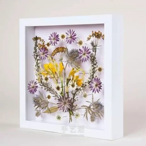 Use pressed flowers to retain the beauty of spring! Dried flower making and pressed flower decorative painting DIY