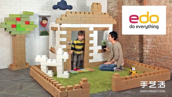 Eco-friendly building blocks edo can create a childs own paradise with both hands