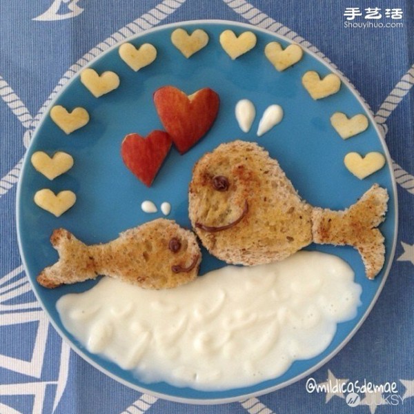 A Brazilian mother DIYs creative platters for her picky daughter