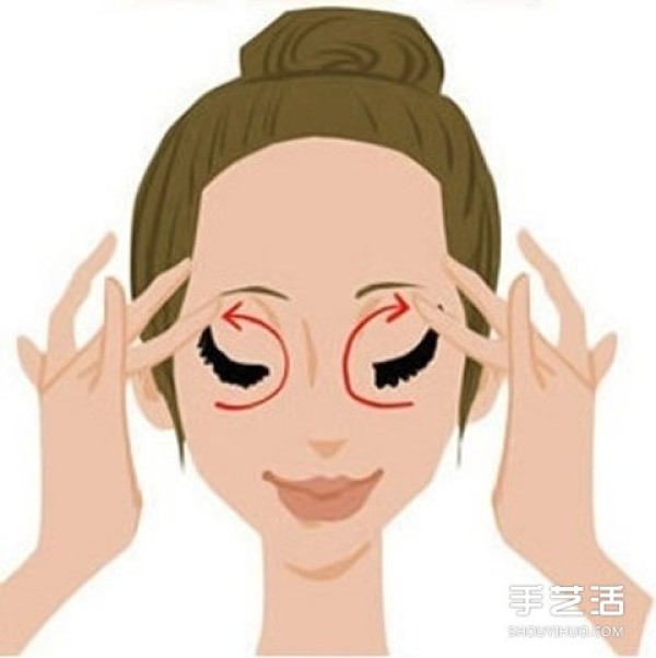 The correct massage method to easily get rid of dark circles when using eye cream