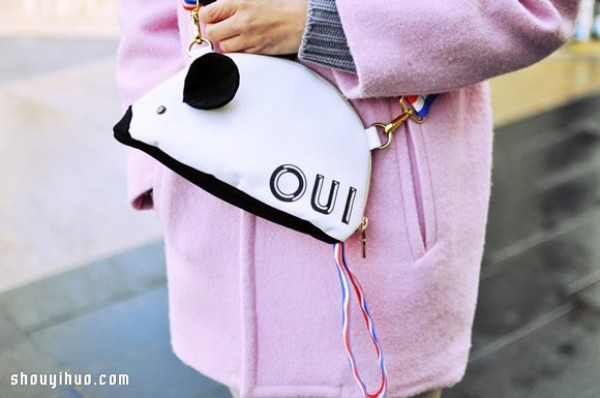 Womens Novelty Bags Appearing in Fashion Street Photos