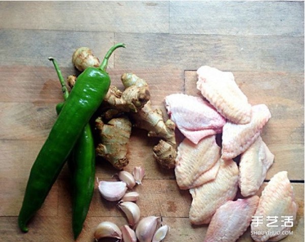 How to make stir-fried ginger chicken wings, how to make homemade ginger chicken wings tutorial