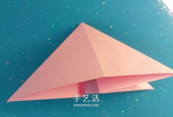 How to fold a 3D origami diamond into an oversized gift for your girlfriend