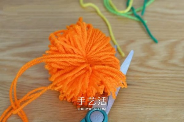 Handmade woolen ice cream DIY vibrant summer hanging decorations